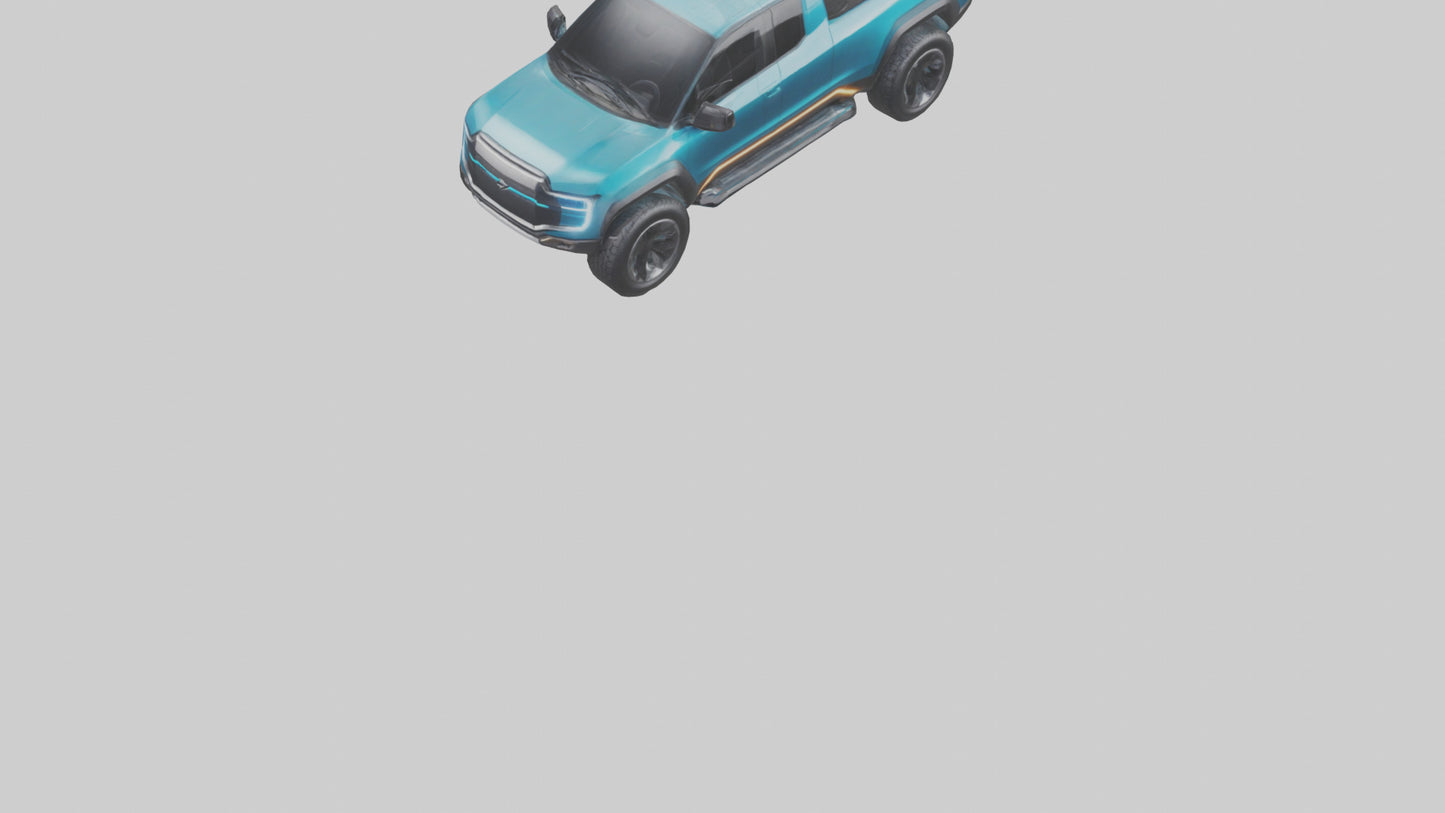 Electric Pickup Truck model 3D model