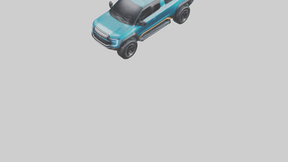 Electric Pickup Truck model 3D model