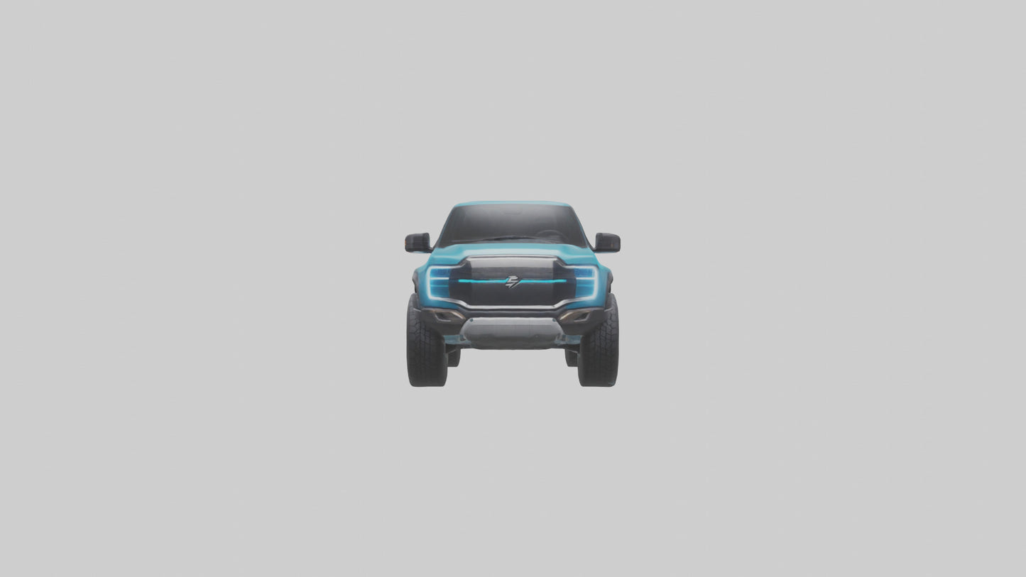 Electric Pickup Truck model 3D model