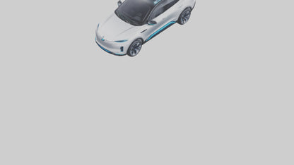 Electric SUV model 3D model