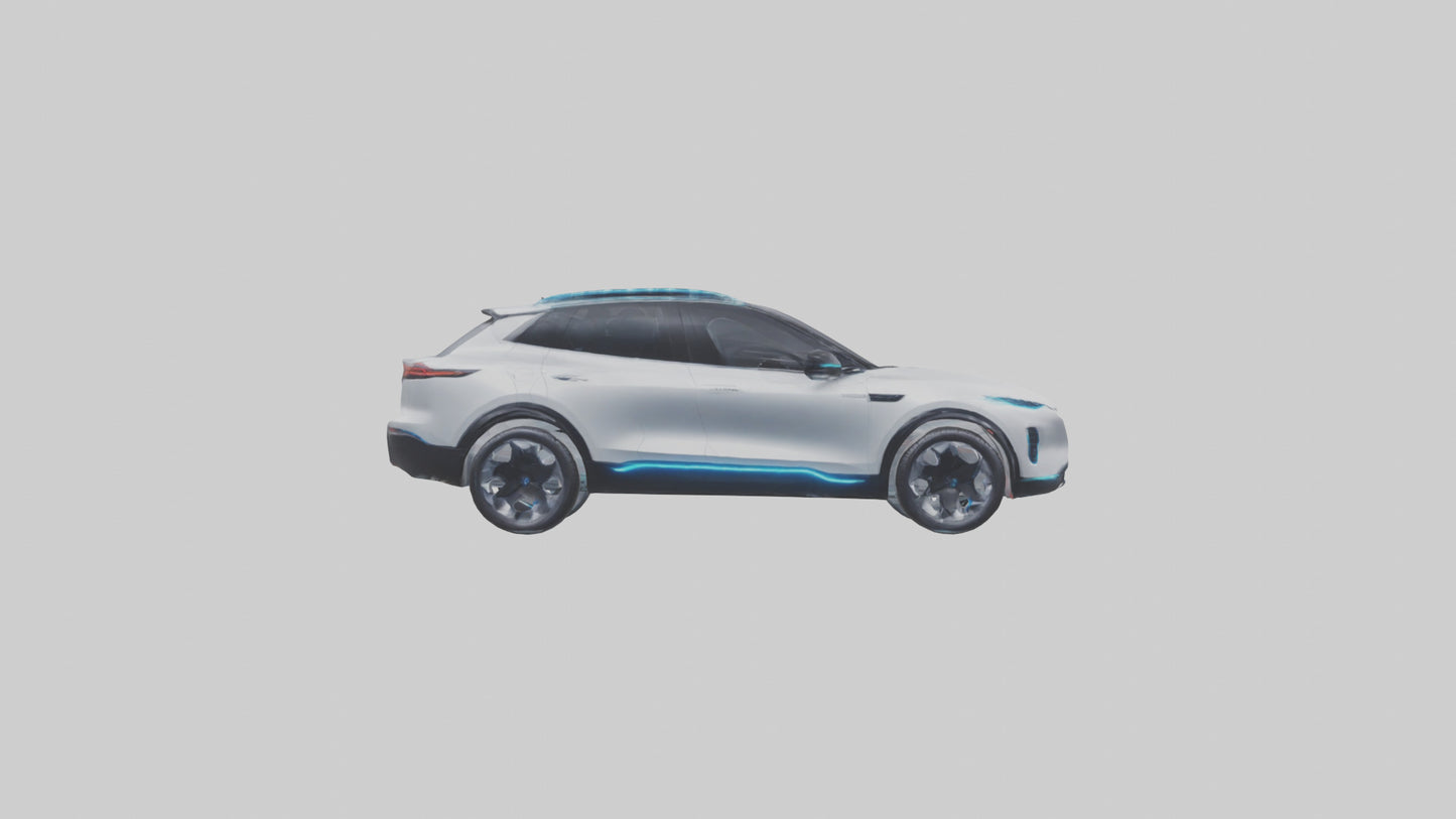 Electric SUV model 3D model