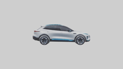 Electric SUV model 3D model