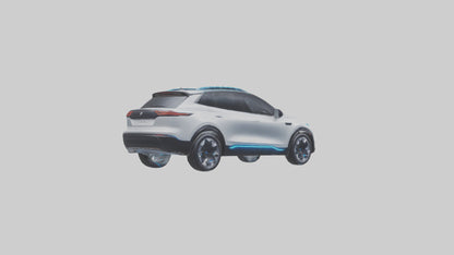 Electric SUV model 3D model