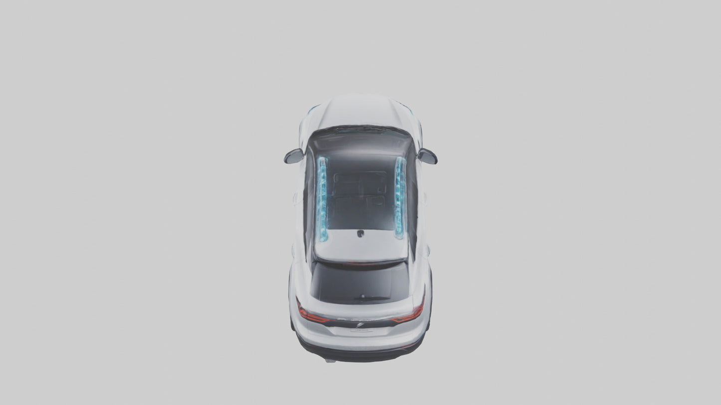 Electric SUV model 3D model