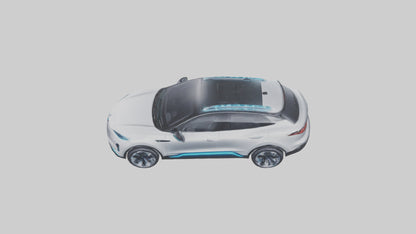 Electric SUV model 3D model