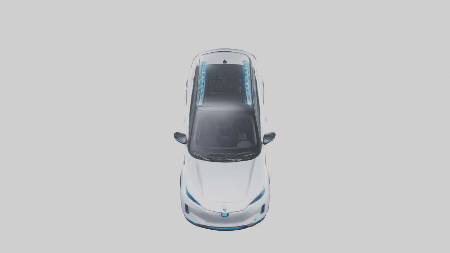 Electric SUV model 3D model