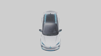 Electric SUV model 3D model