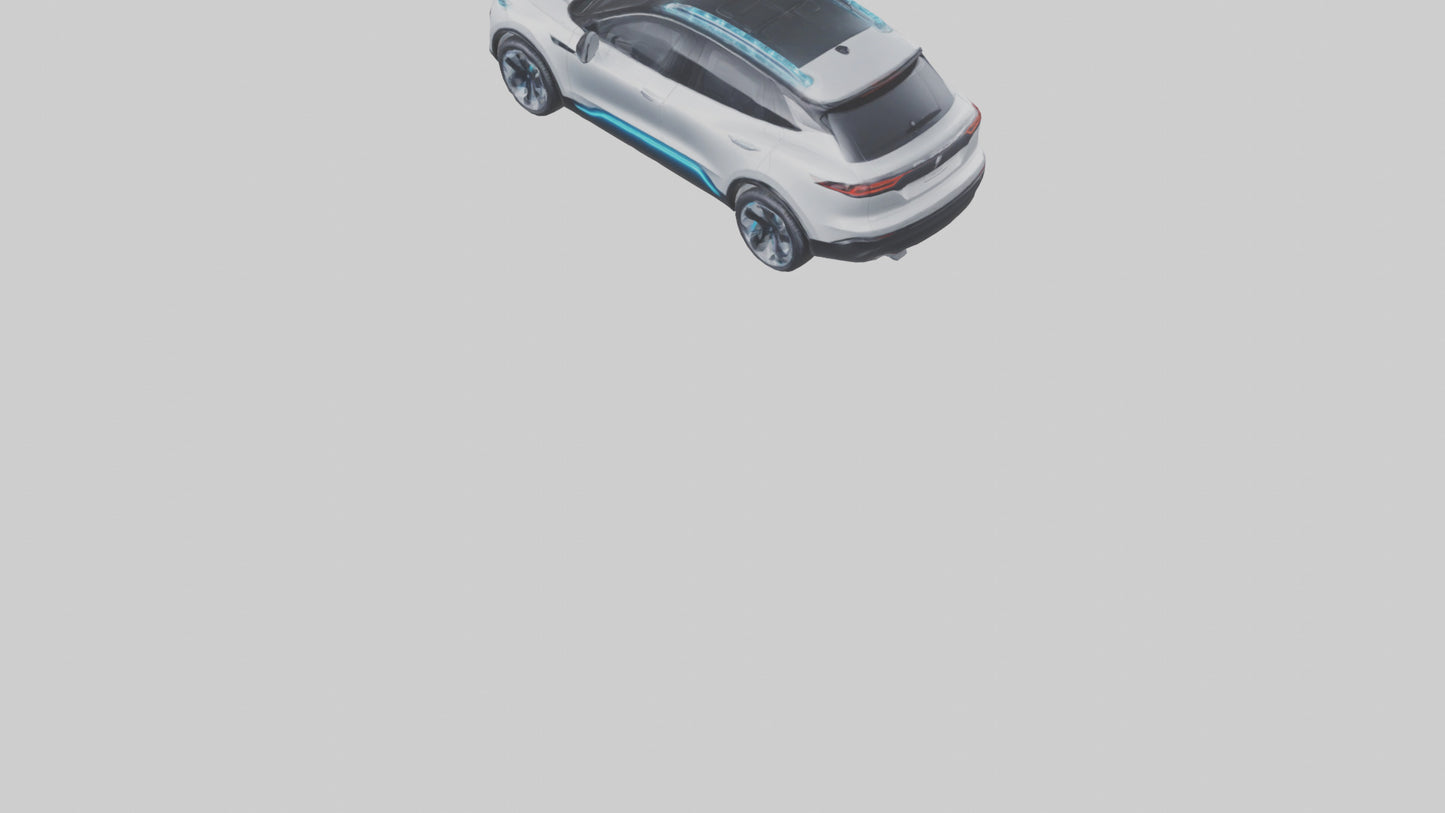 Electric SUV model 3D model