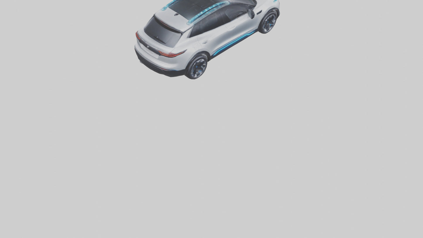 Electric SUV model 3D model