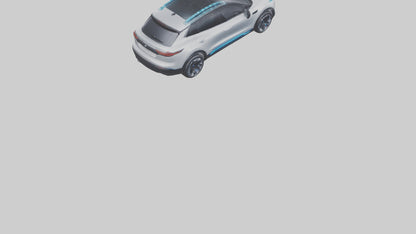 Electric SUV model 3D model