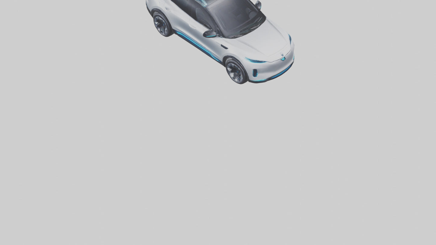 Electric SUV model 3D model