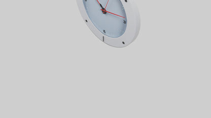 Electronic Wall Clock model VR / AR / low-poly
