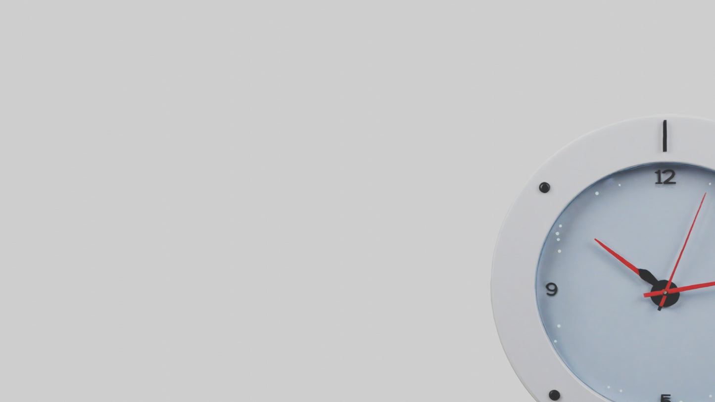 Electronic Wall Clock model VR / AR / low-poly