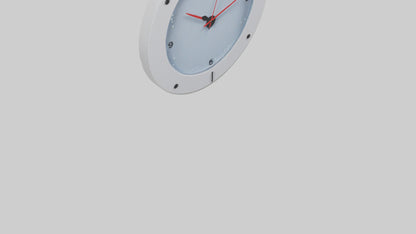 Electronic Wall Clock model VR / AR / low-poly