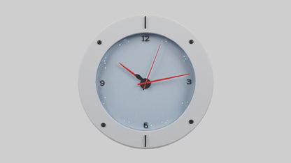 Electronic Wall Clock model VR / AR / low-poly