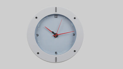 Electronic Wall Clock model VR / AR / low-poly