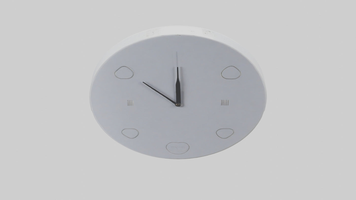 Electronic Wall Clock model VR / AR / low-poly