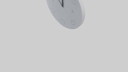 Electronic Wall Clock model VR / AR / low-poly