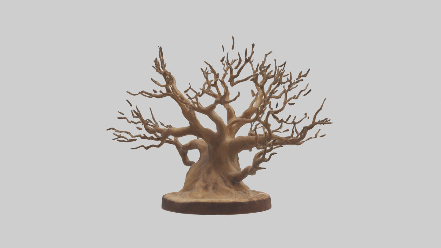 Elegant Root Sculpture model 3D model