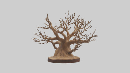 Elegant Root Sculpture model 3D model