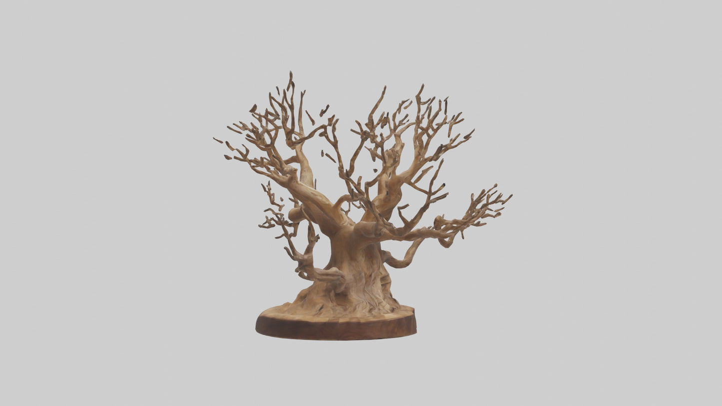 Elegant Root Sculpture model 3D model