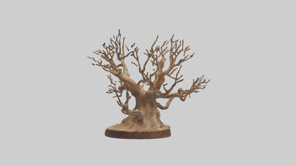 Elegant Root Sculpture model 3D model