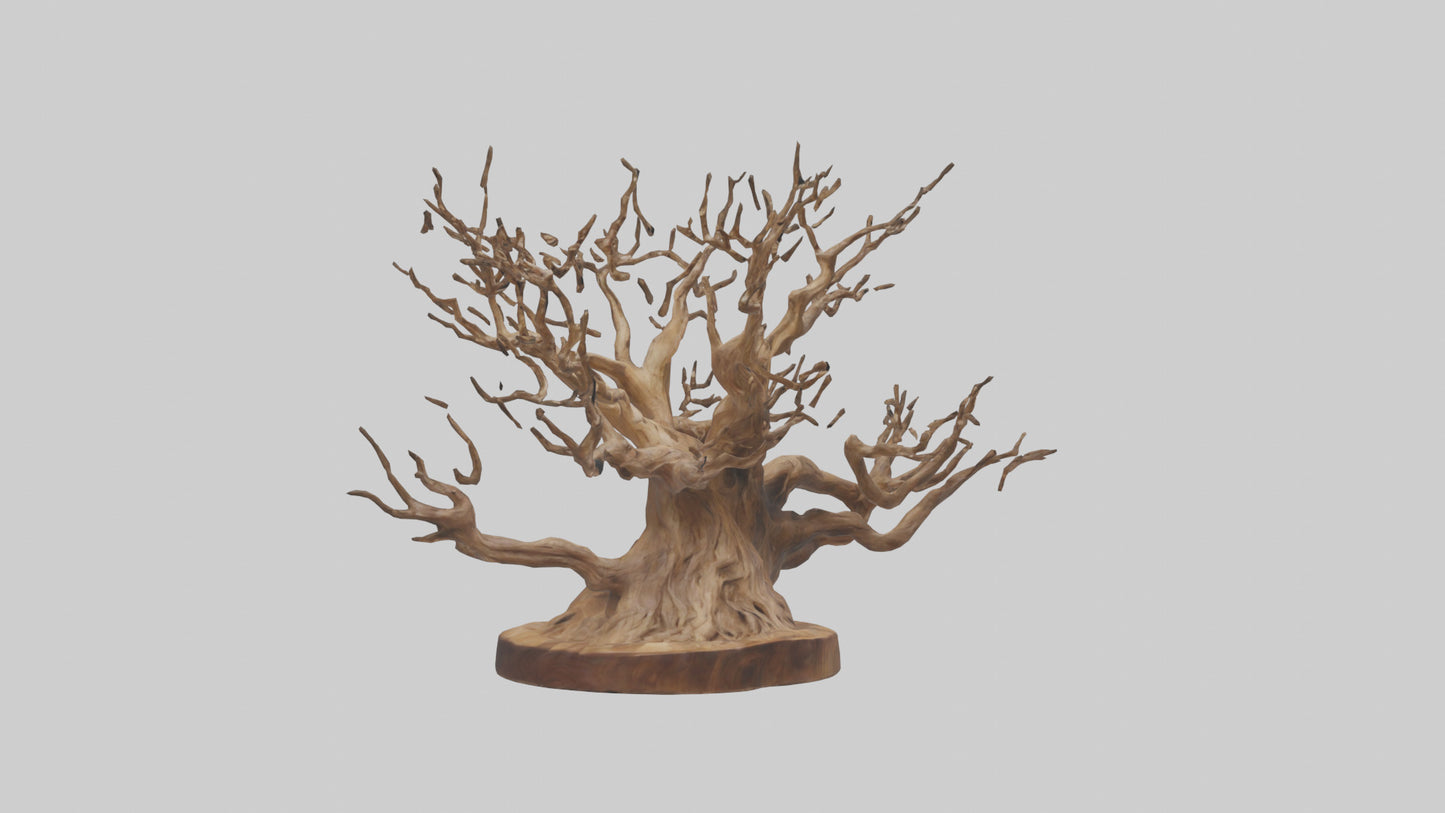 Elegant Root Sculpture model 3D model