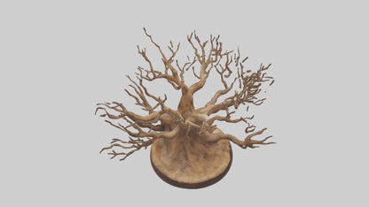Elegant Root Sculpture model 3D model