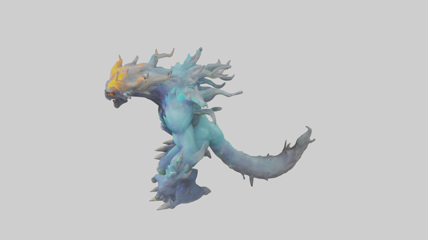 Elemental Monster model 3D model
