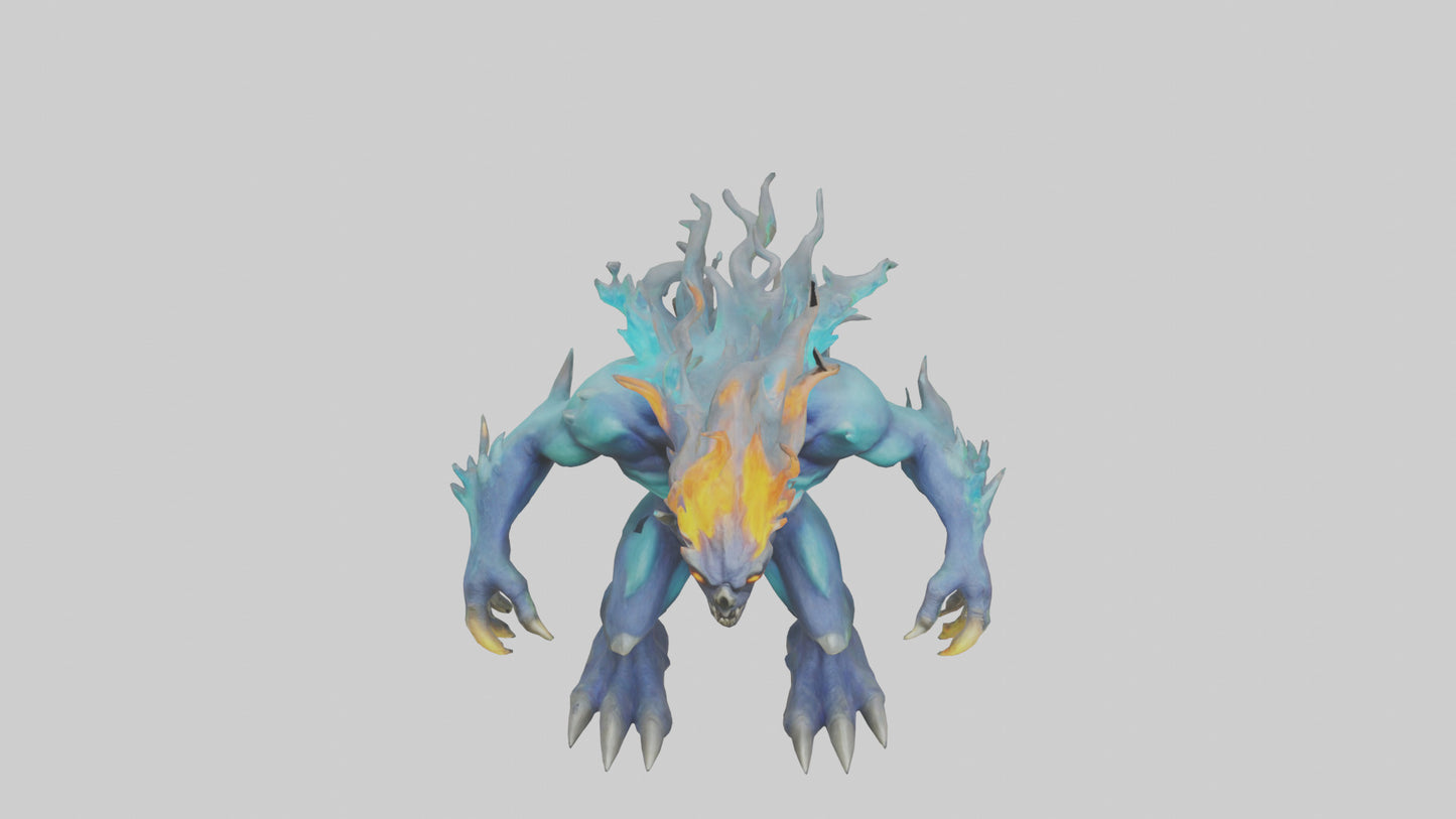 Elemental Monster model 3D model