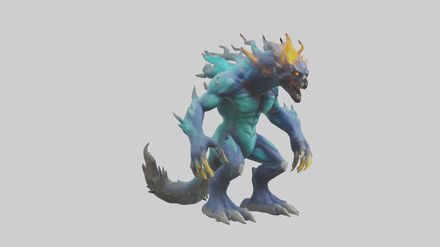 Elemental Monster model 3D model