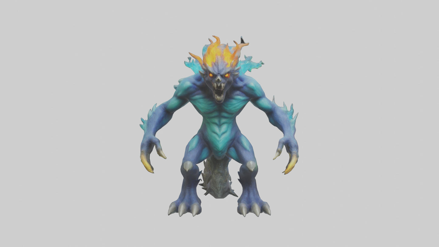 Elemental Monster model 3D model