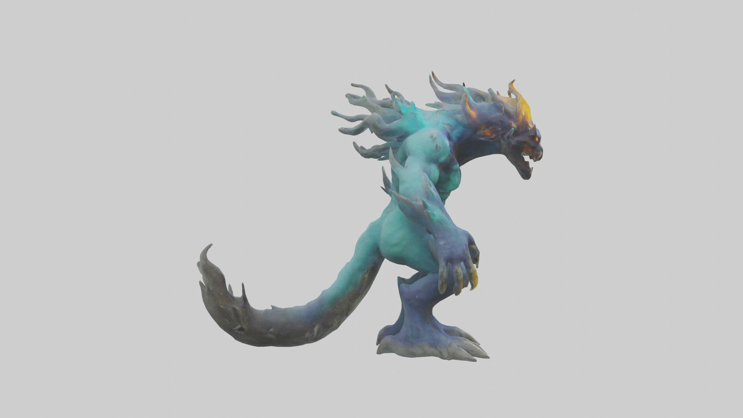 Elemental Monster model 3D model