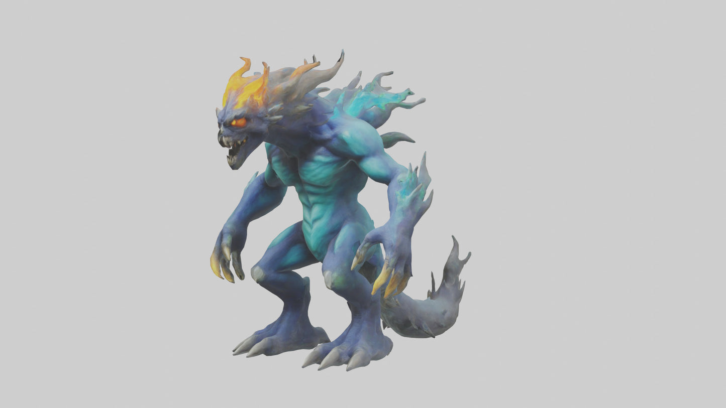Elemental Monster model 3D model