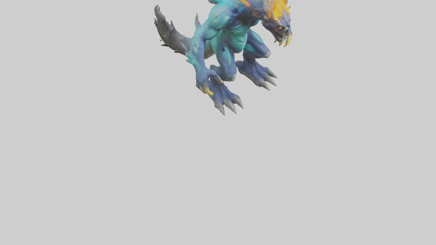 Elemental Monster model 3D model