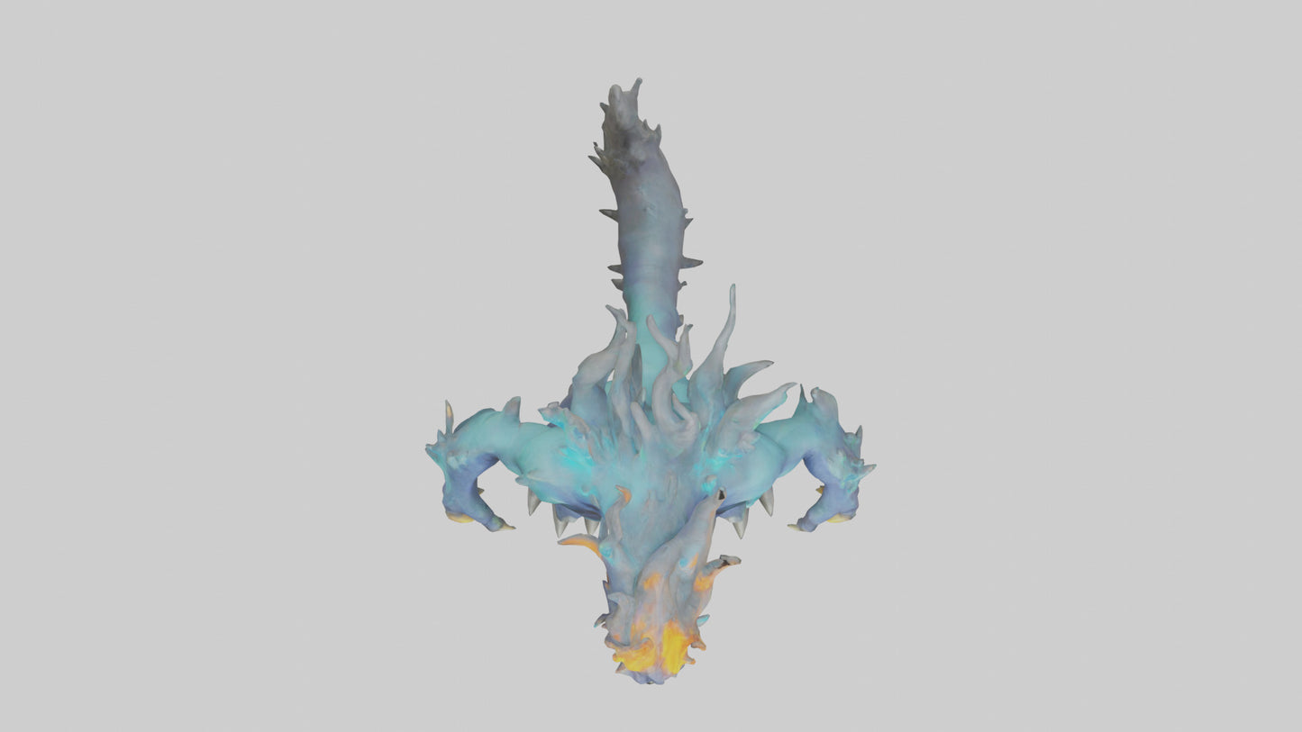 Elemental Monster model 3D model