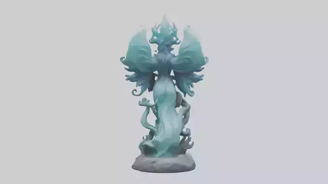 Elemental Spirit statue model 3D model