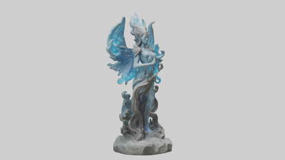 Elemental Spirit statue model 3D model