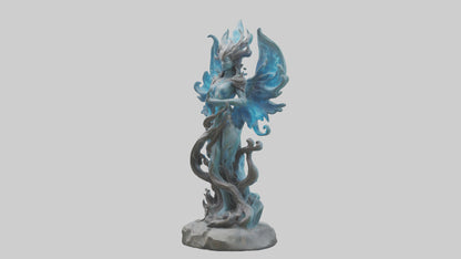 Elemental Spirit statue model 3D model