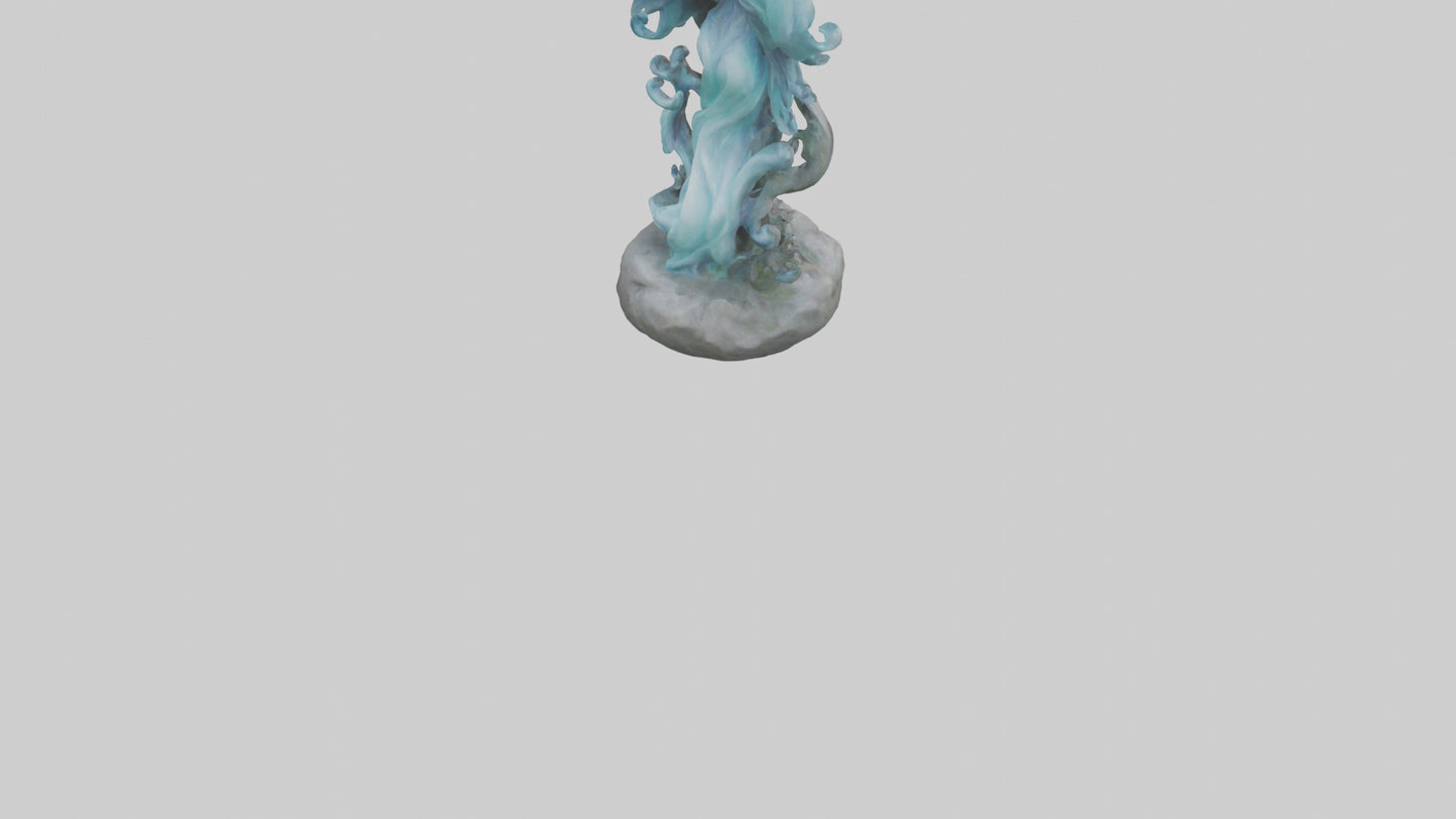 Elemental Spirit statue model 3D model