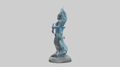 Elemental Spirit statue model 3D model