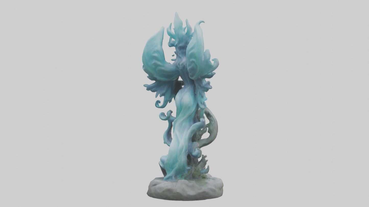 Elemental Spirit statue model 3D model