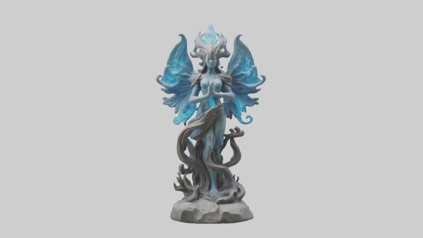 Elemental Spirit statue model 3D model