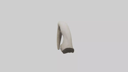 3D model Elephant Femur VR / AR / low-poly