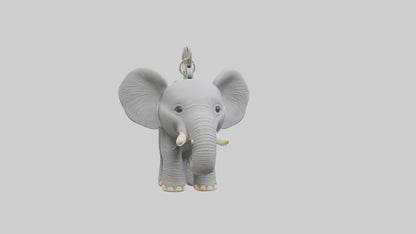 3D model Elephant keychain model VR / AR / low-poly