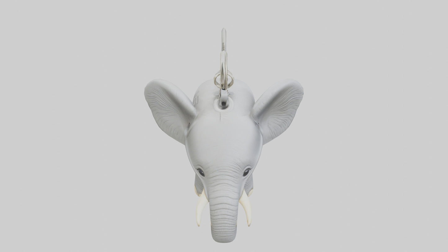 3D model Elephant keychain model VR / AR / low-poly