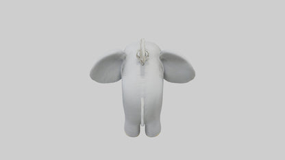 3D model Elephant keychain model VR / AR / low-poly