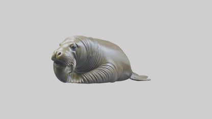 Elephant Seal statue model 3D model