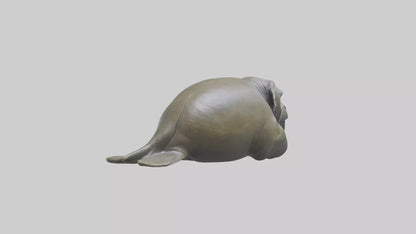 Elephant Seal statue model 3D model