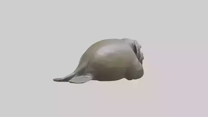 Elephant Seal statue model 3D model